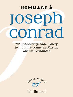 cover image of Hommage à Joseph Conrad